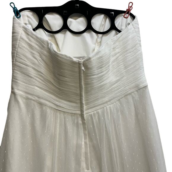 Galina Dot tulle sweetheart neck plus size wedding dress - Picture 2 of 7